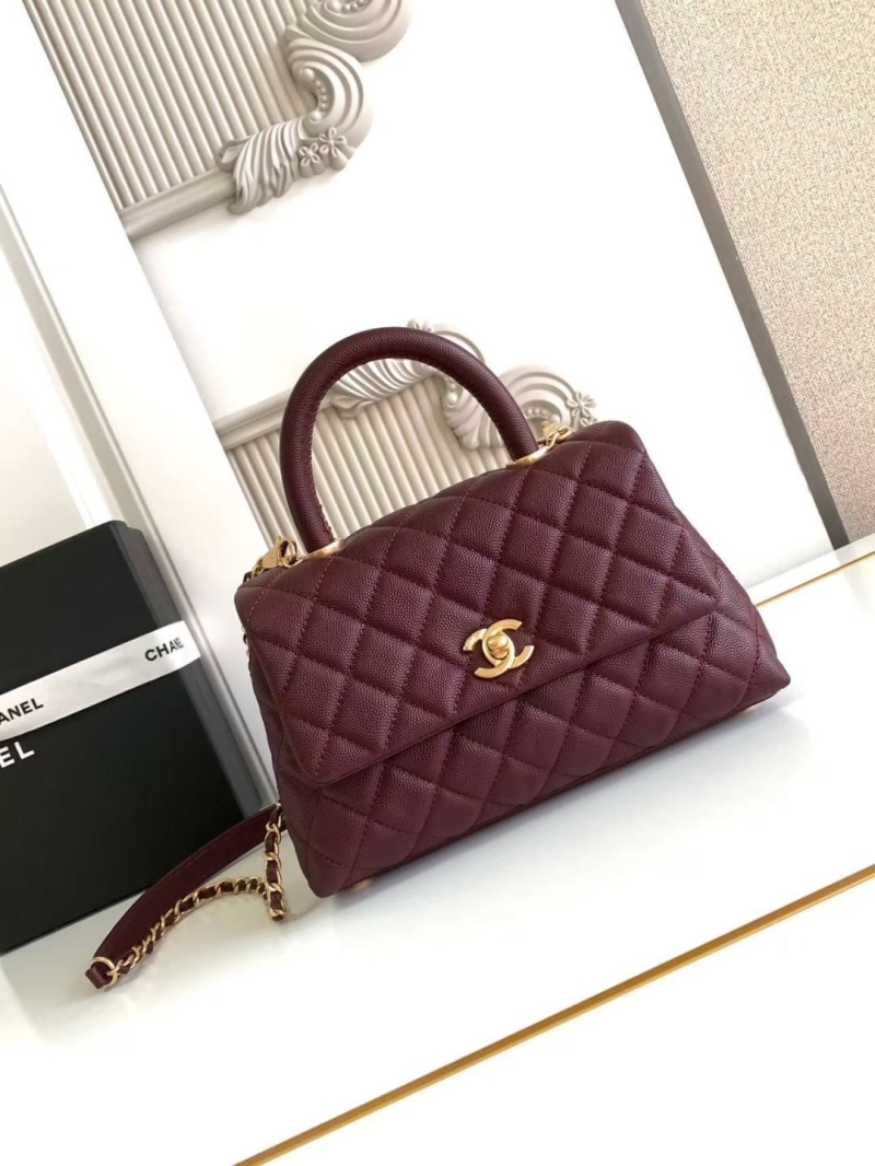 Ch**el top handle bags